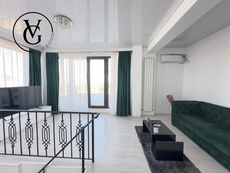 0% comision  |  Duplex Mamaia | terasa spațioas -vedere către mare -parcare