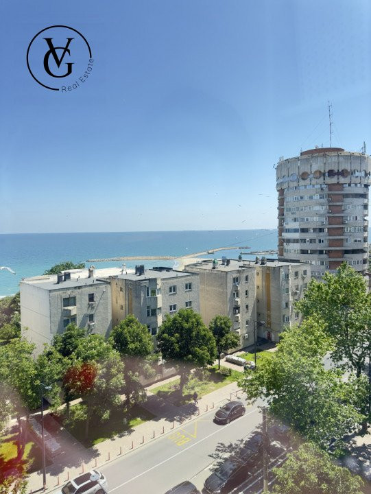 Apartament  decomandat 3 camere -Centru  - vedere către mare 