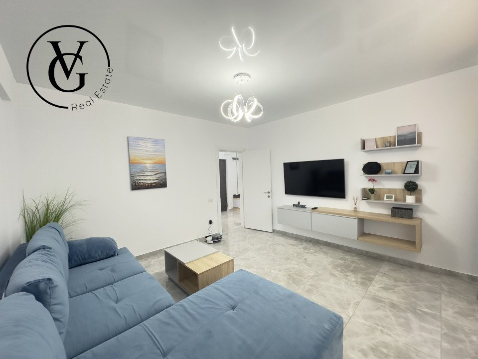 Apartament modern  2 camere -gradina proprie cu vedere către mare 