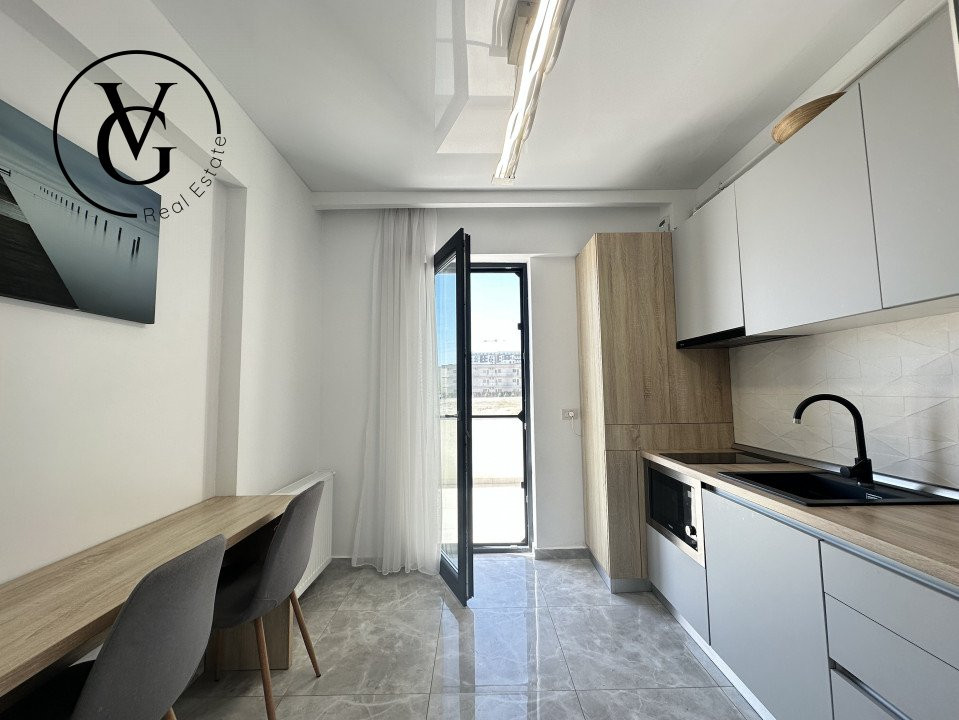 Apartament modern  2 camere -gradina proprie cu vedere către mare 