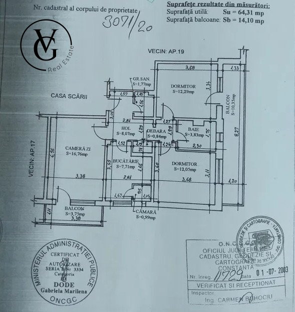 Apartament 3 camere | Nemobilat | Decomandat | Poarta 6