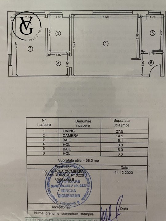 Apartament 2 camere si 2 bai / Tomis Plus