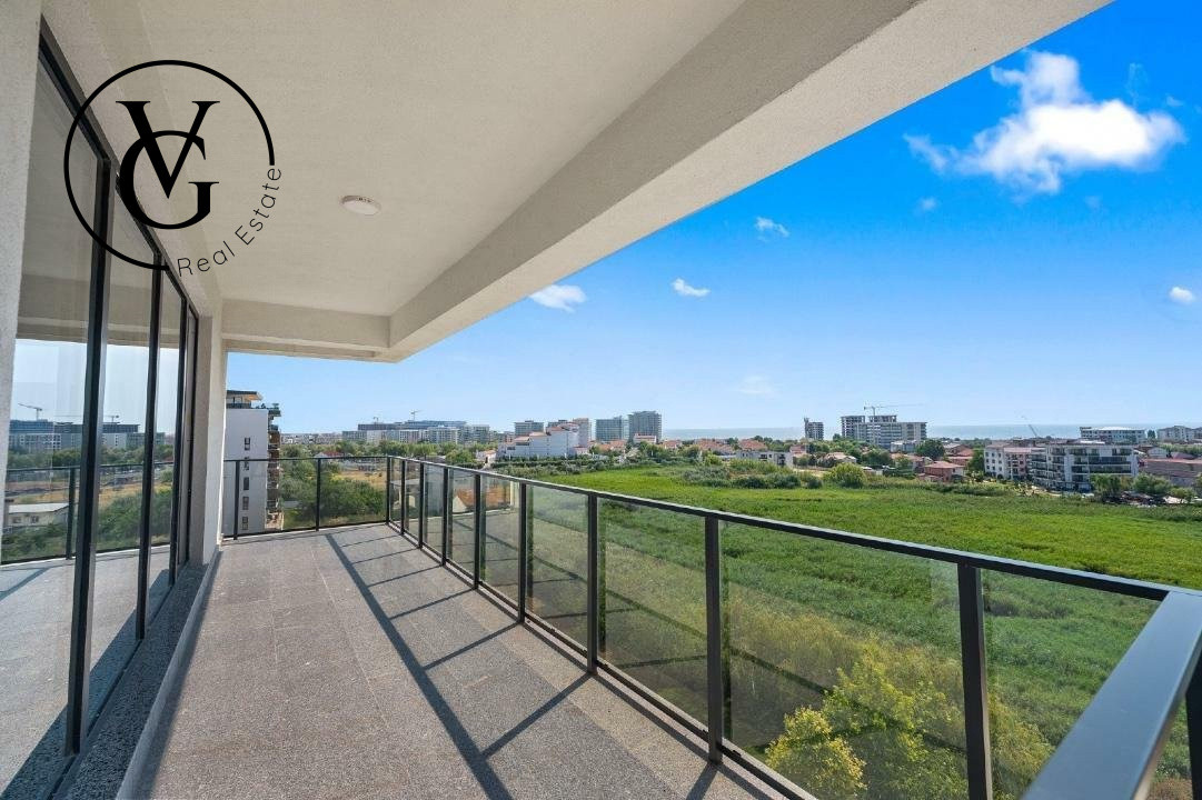 Apartament 3 camere Mamaia-Sat - vedere frontala lac 