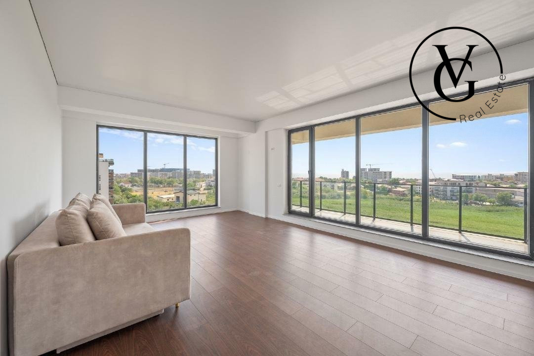 Apartament 3 camere Mamaia-Sat - vedere frontala lac 