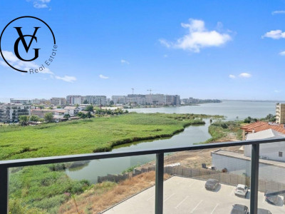 Apartament 3 camere Mamaia-Sat - vedere frontala lac 