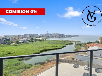 Apartament 3 camere Mamaia-Sat - vedere frontala lac 