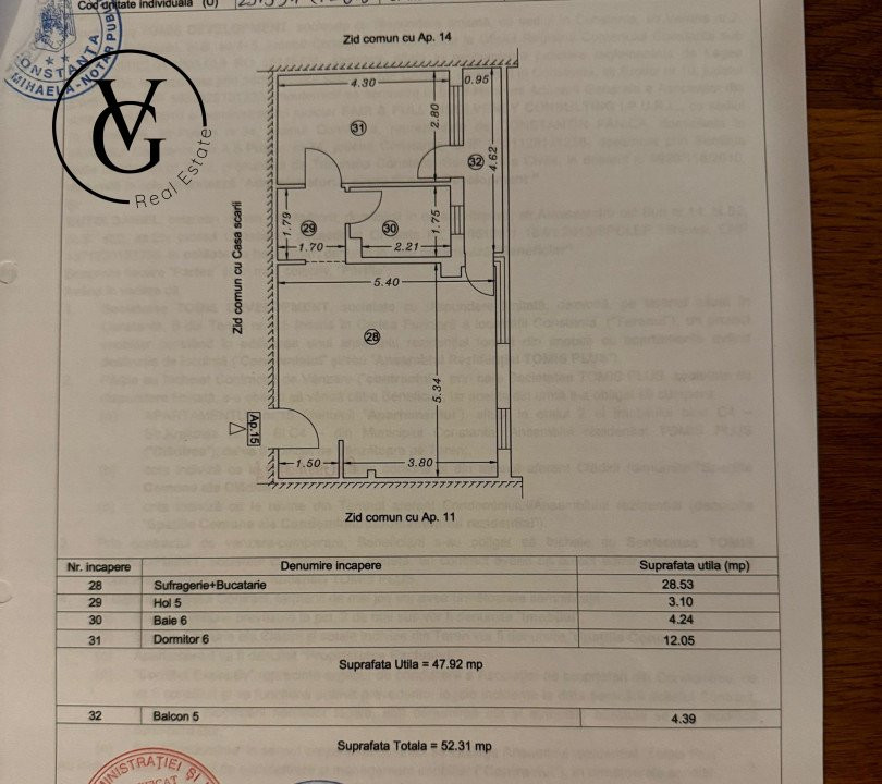Apartament 2 camere-Tomis Plus