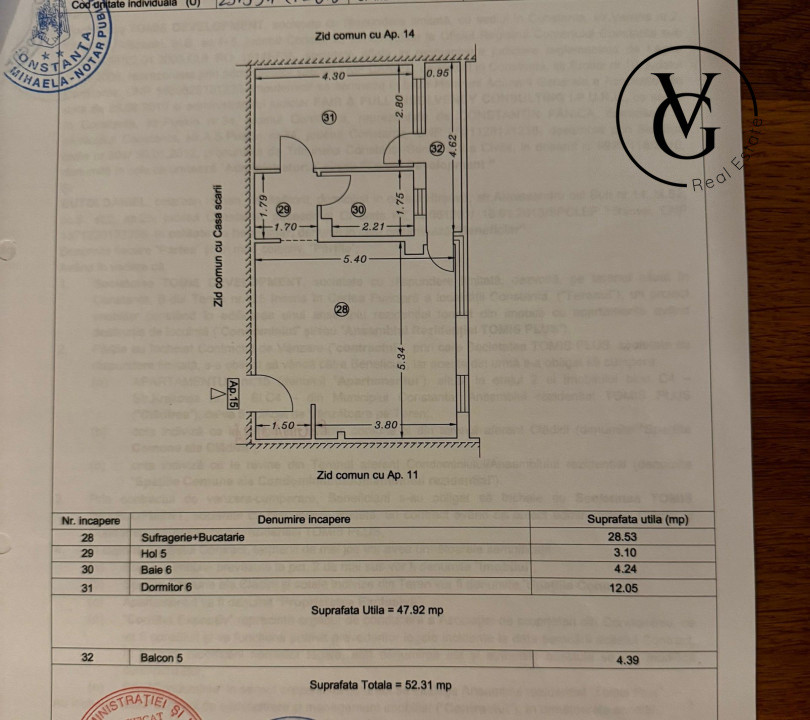 Apartament 2 camere - Tomis Plus