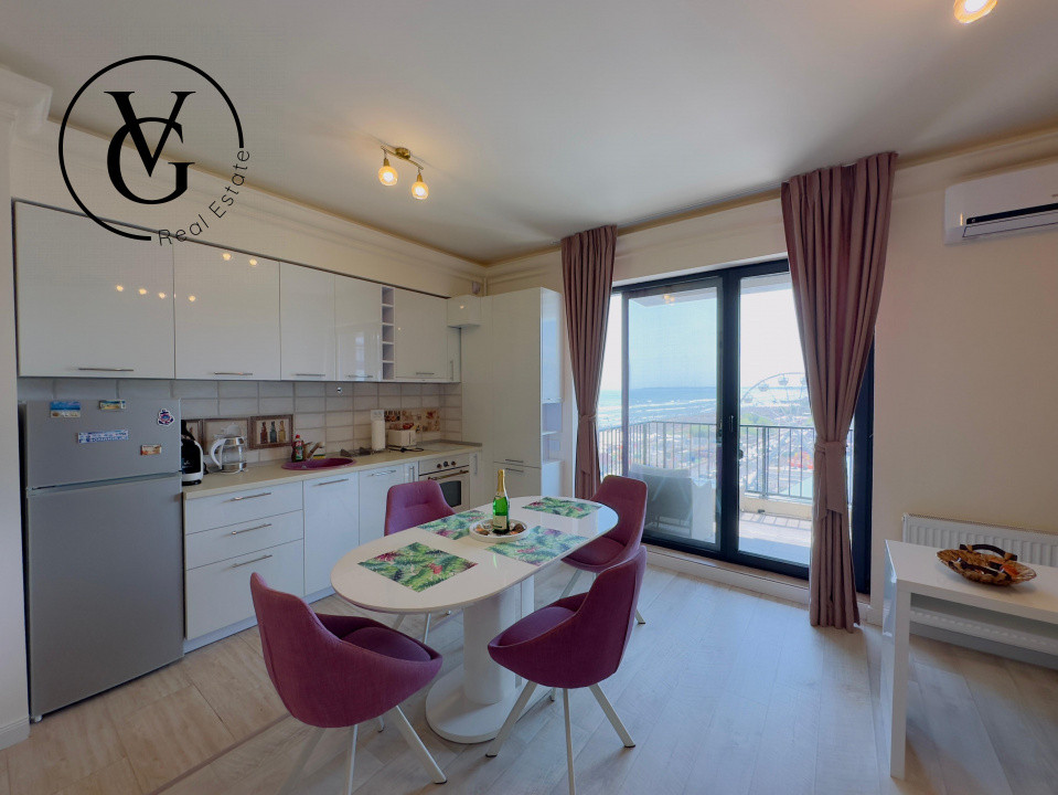 Apartament  2 camere- vedere la mare - prima linie 