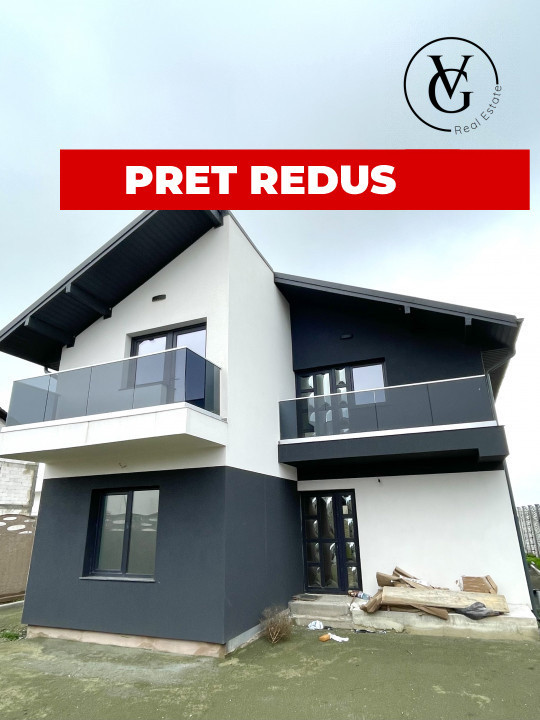 Vila P+M, 5 Camere, 450 mp teren, Midia Sat