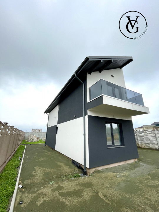 Vila P+M, 5 Camere, 450 mp teren, Midia Sat