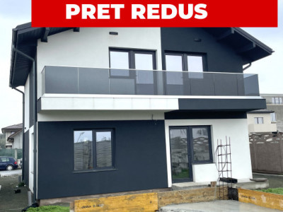 Vila P+M, 5 Camere, 450 mp teren, Midia Sat