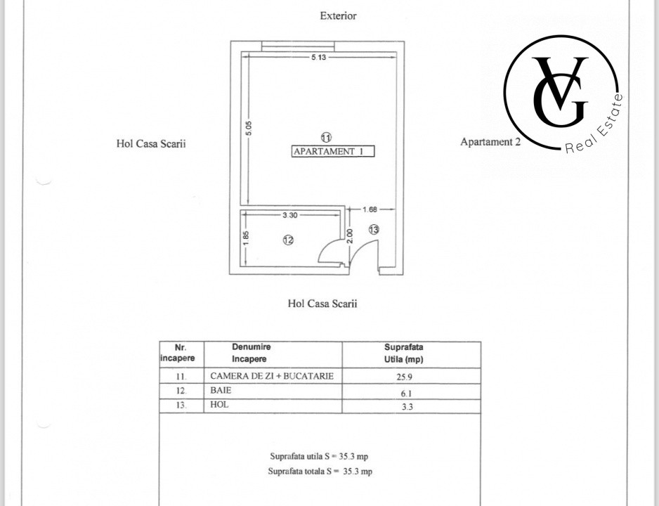 Studio spatios - Sea Breeze Residence - Mamaia Sat