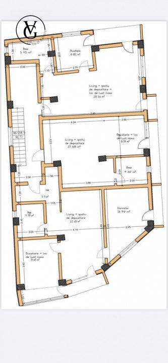 Bloc P+2, pozitionare cu vad excelent, comuna Lumina