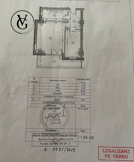 Studio modern utilat/mobilat - Maurer Residence (Tomis Plus)