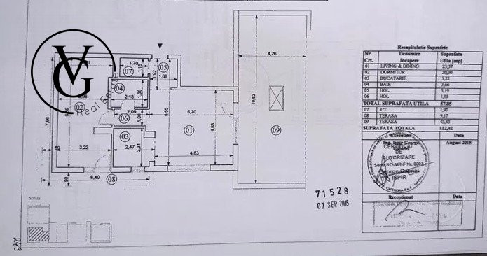 Apartament 2 camere - terasă generoasă - Felicity Residence