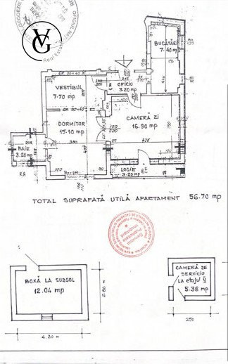 Apartament 2 camere - pretabil investiție - Radu Beller 