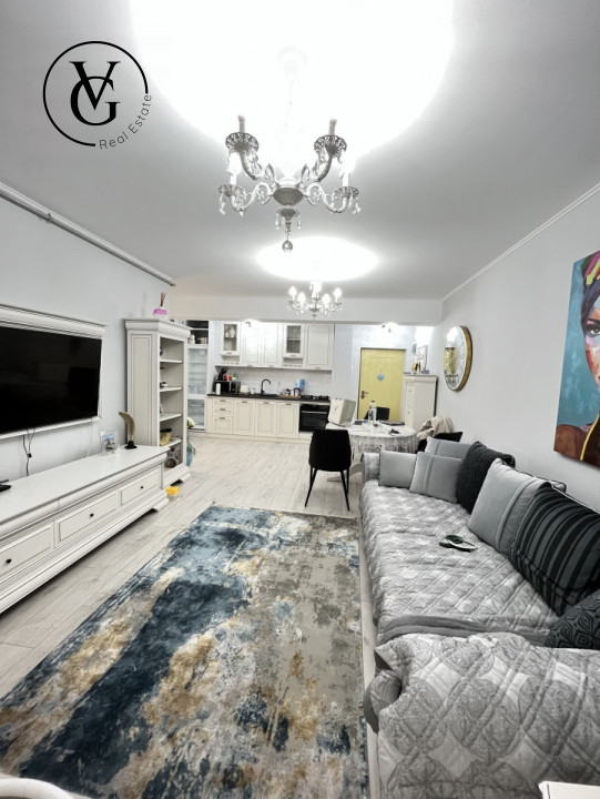 Apartament 2 camere - Complex Moonlight | vedere laterală lac și mare 