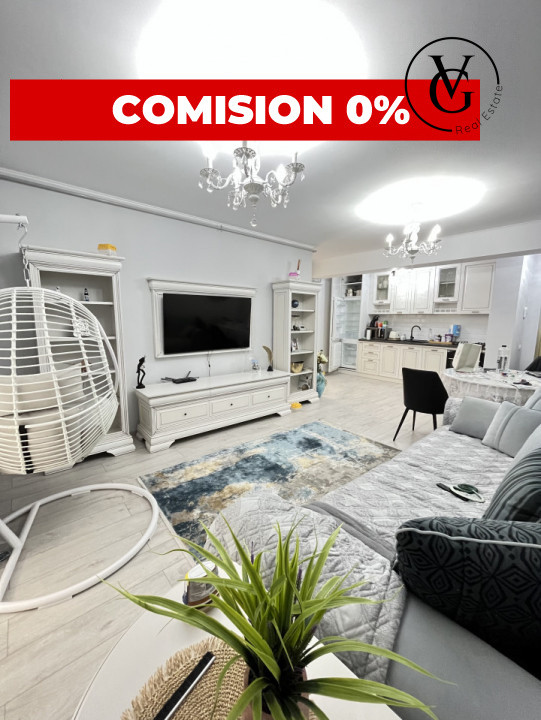 Apartament 2 camere - Complex Moonlight | vedere laterală lac și mare 