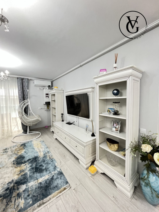 Apartament 2 camere - Complex Moonlight | vedere laterală lac și mare 