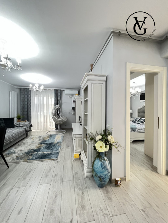 Apartament 2 camere - Complex Moonlight | vedere laterală lac și mare 