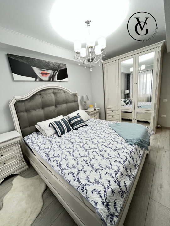 Apartament 2 camere - Complex Moonlight | vedere laterală lac și mare 