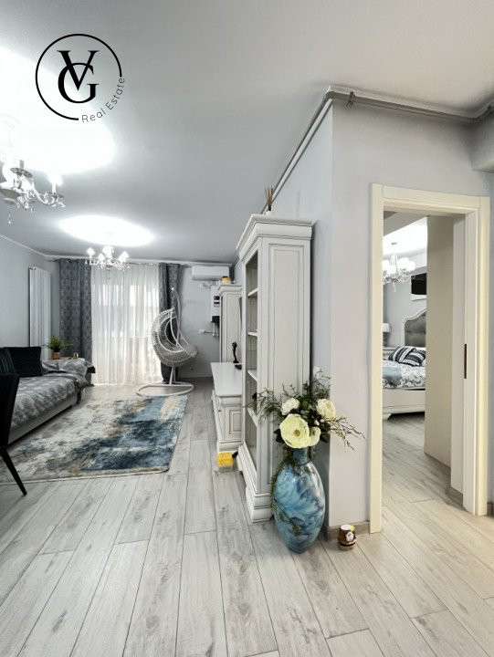 Apartament 2 camere - Complex Moonlight | vedere laterală lac și mare 