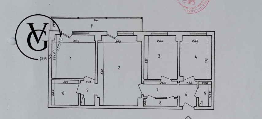 Apartament spațios de 3 camere - zona Tei