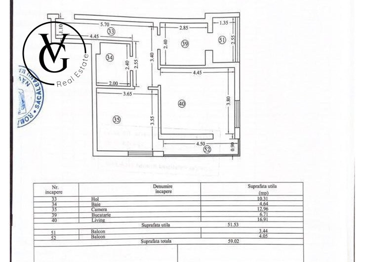 Apartament 2 camere, decomandat, zona Hanul cu Peste