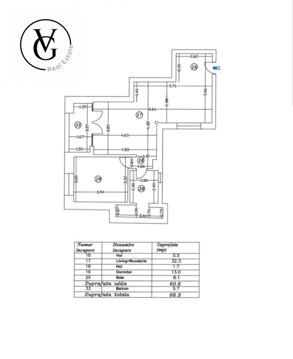 Apartament 2 camere - zona Floreasca - bloc nou 