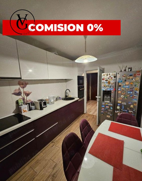 Apartament decomandat 3 camere- Dacia