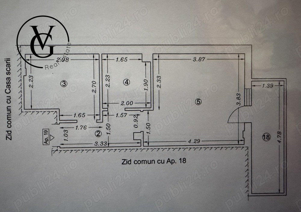 Apartament decomandat 2 camere Compozitori