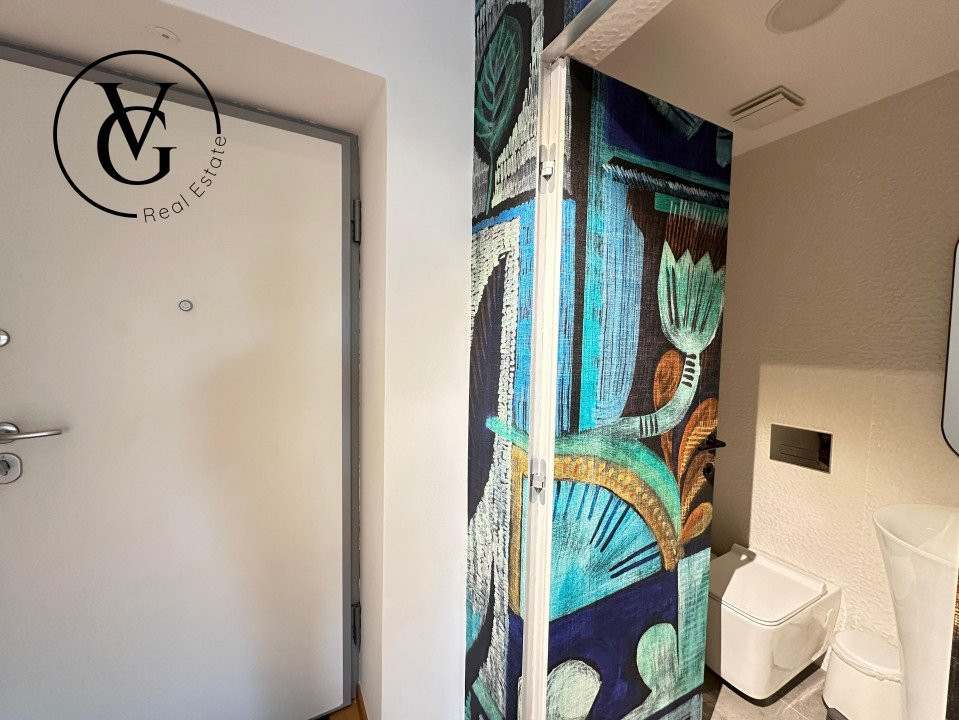 Duplex modern cu terasă, grădină și sistem smart home complet