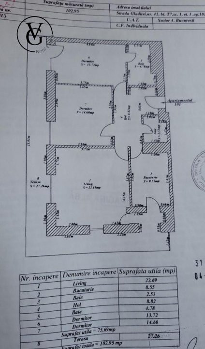 Apartament 3 camere - Asmita Garden 