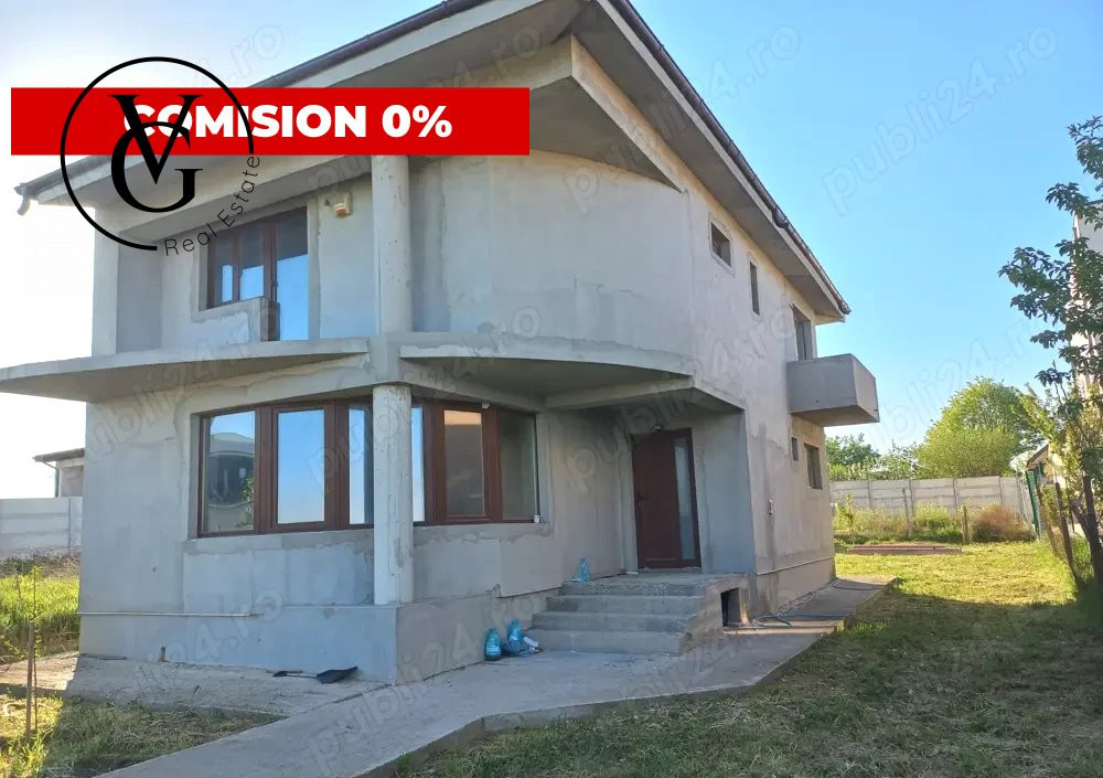 Vila P+1, 4 camere, teren 400mp, oras Ovidiu