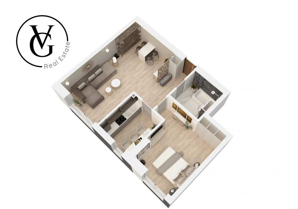 Apartament 2 camere finalizat - Tomis Tower
