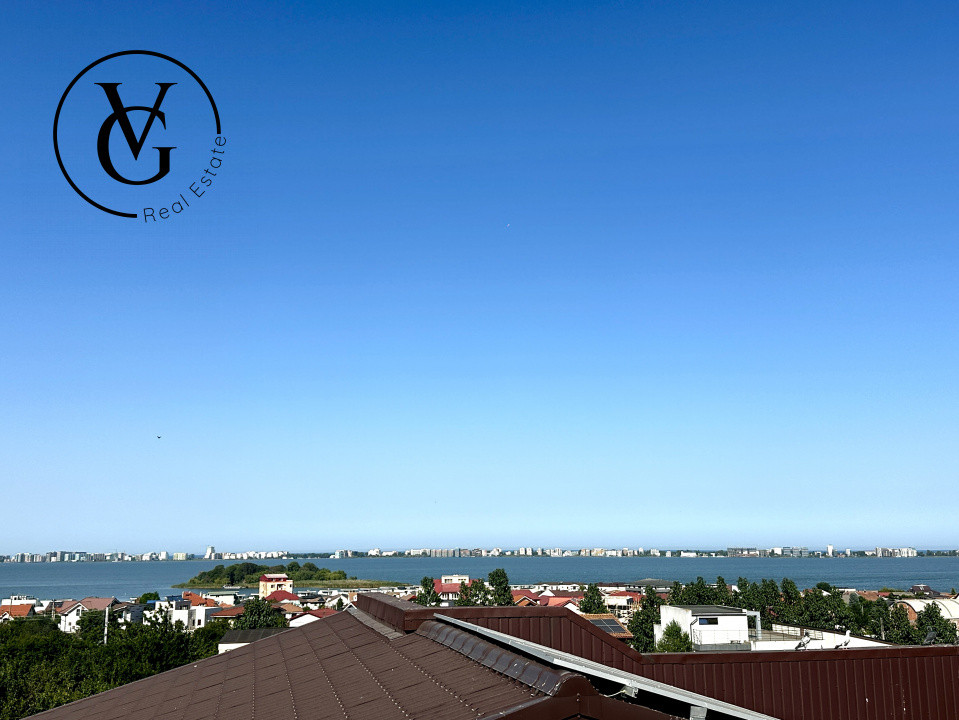 Vila P+1 cu terasa circulabila, 4 camere, vedere la lac, Ovidiu