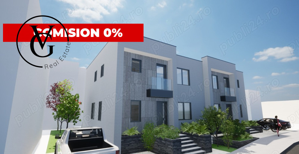 Duplex modern, 4 camere, oras Ovidiu Sud
