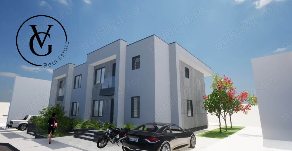 Duplex modern, 4 camere, oras Ovidiu Sud