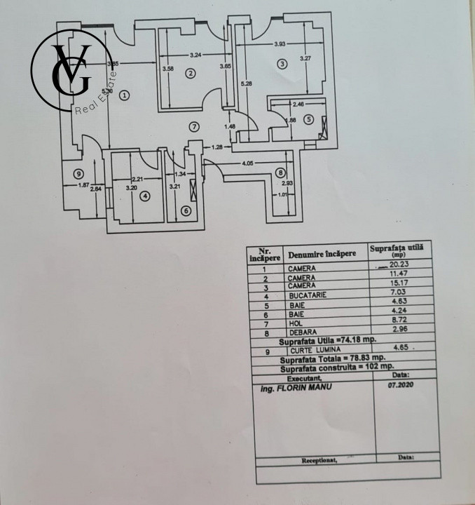 Apartament 3 camere +Gradina - Zona Baneasa -Comision 0%
