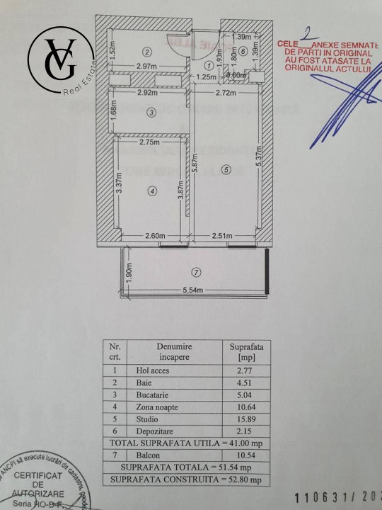 Apartament cu 2 camere in ONE Mircea Eliade