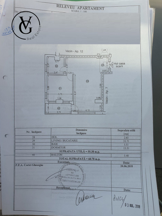 Apartament 2 camere 61 mp et. 2 complex rezidential Mamaia Nord