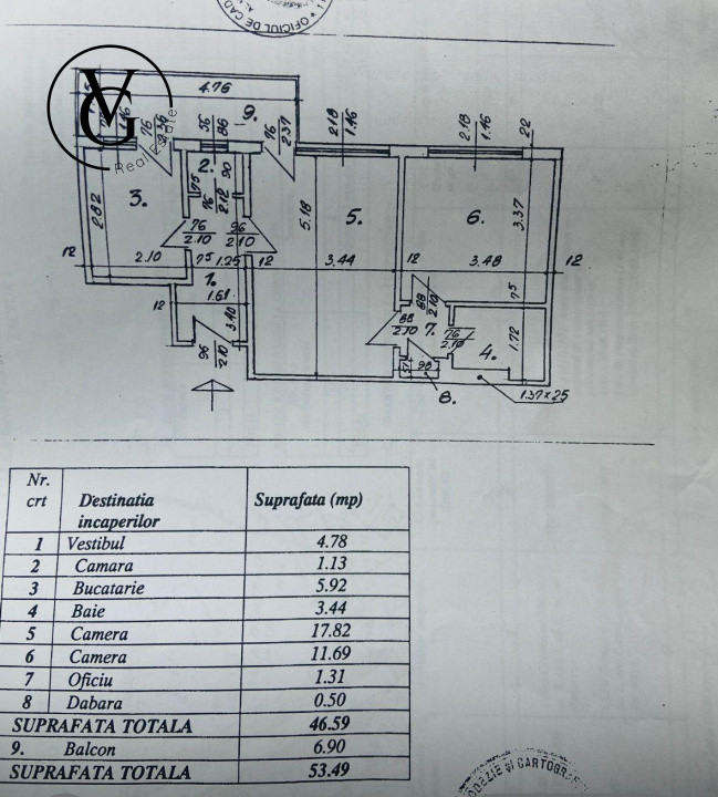 Apartament recent renovat - 2 camere - Grivița