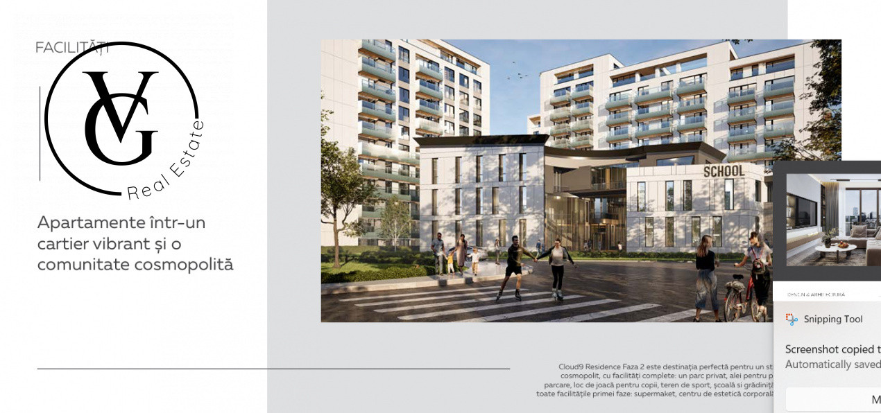 Apartament 2 camere Cloud 9 Pipera - bloc nou