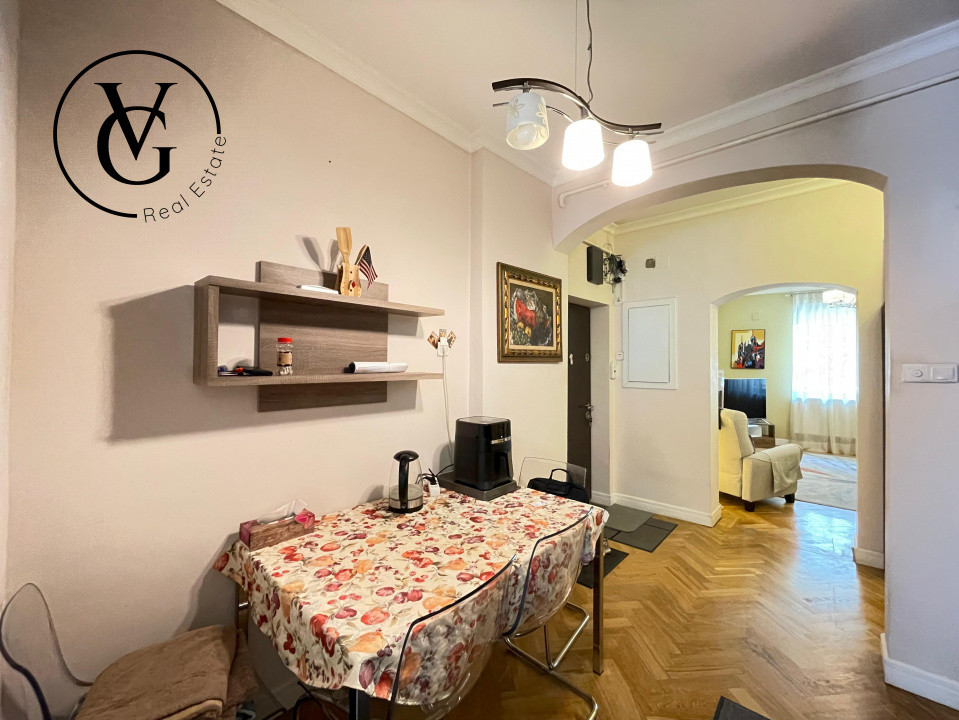 Apartament decomandat de 3 camere în zona Dorobanți