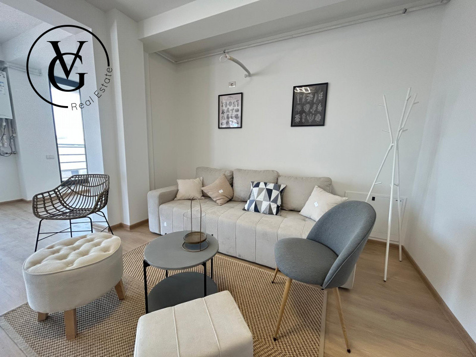 Apartament mobilat nou 2 camere 