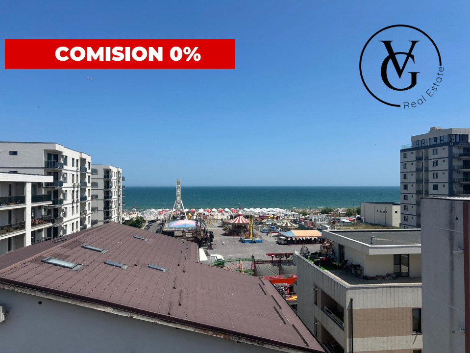 Apartament nou -  2 camere - vedere frontala la mare