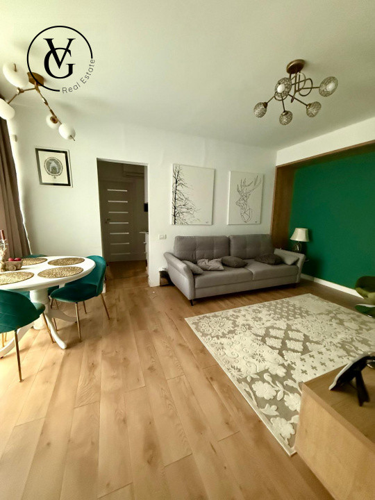 Apartament 3 camere complet mobilat -modern cu curte - Jiului 