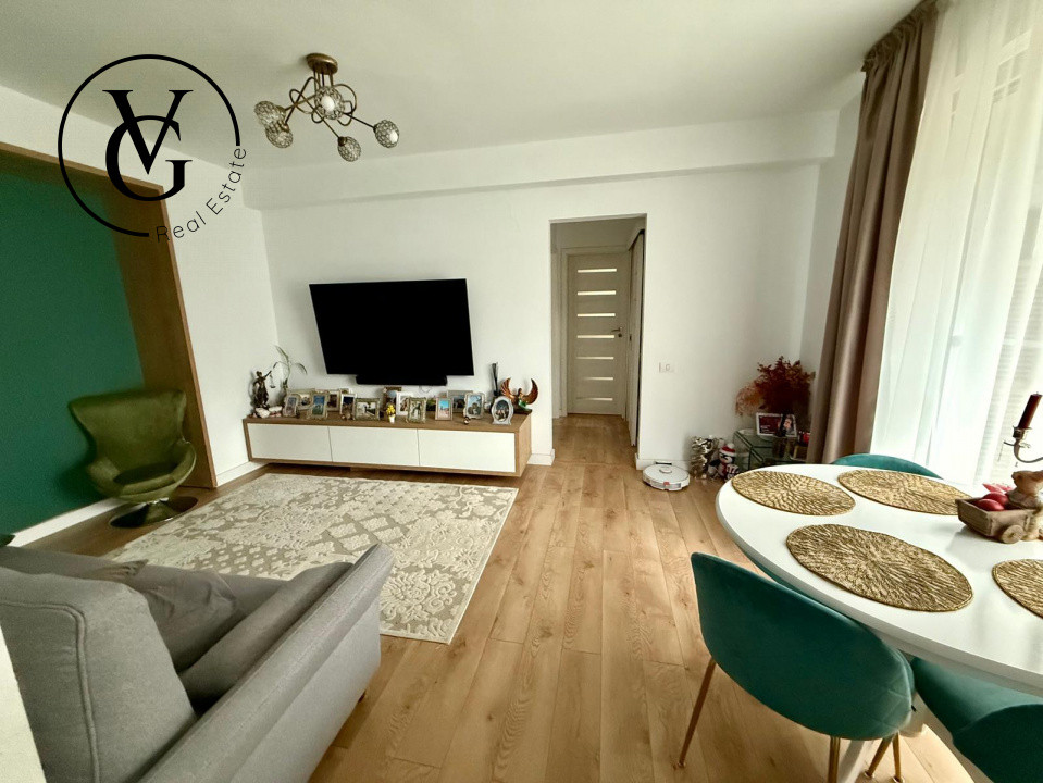Apartament 3 camere complet mobilat -modern cu curte - Jiului 