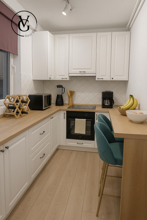 Apartament 3 camere complet mobilat -modern cu curte - Jiului 